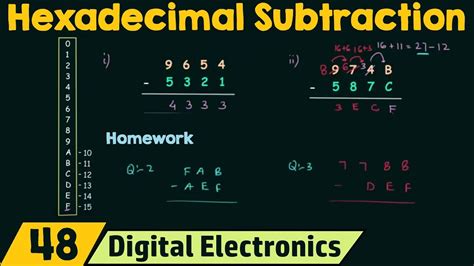 hex subtraction calculator|how to perform hexadecimal subtraction.